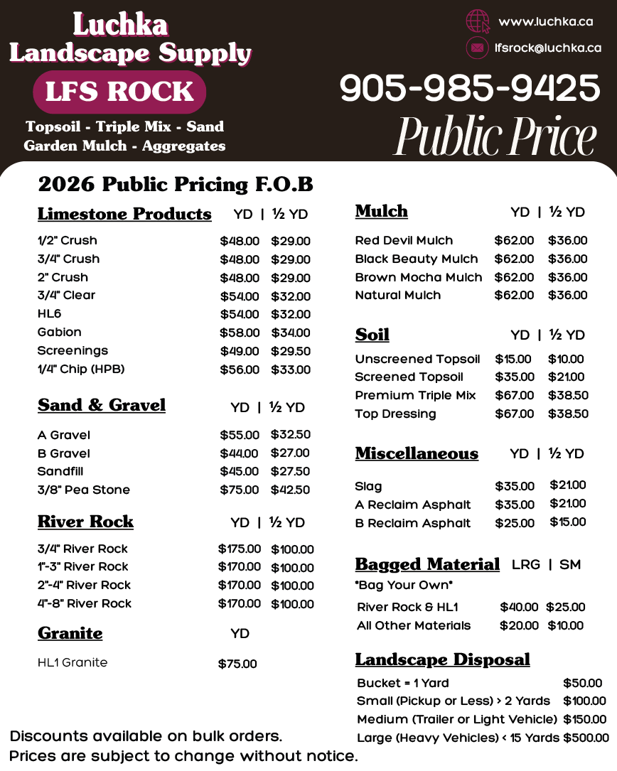 LFS Rock Public Pricing